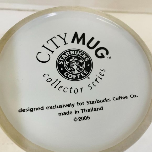 Starbucks Coffee Cup City Mug Hongkong Collector Series 2005 Thailand 4" x 4" - Picture 13 of 16